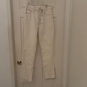 Frame Denim Women's Cream Straight Leg Jeans